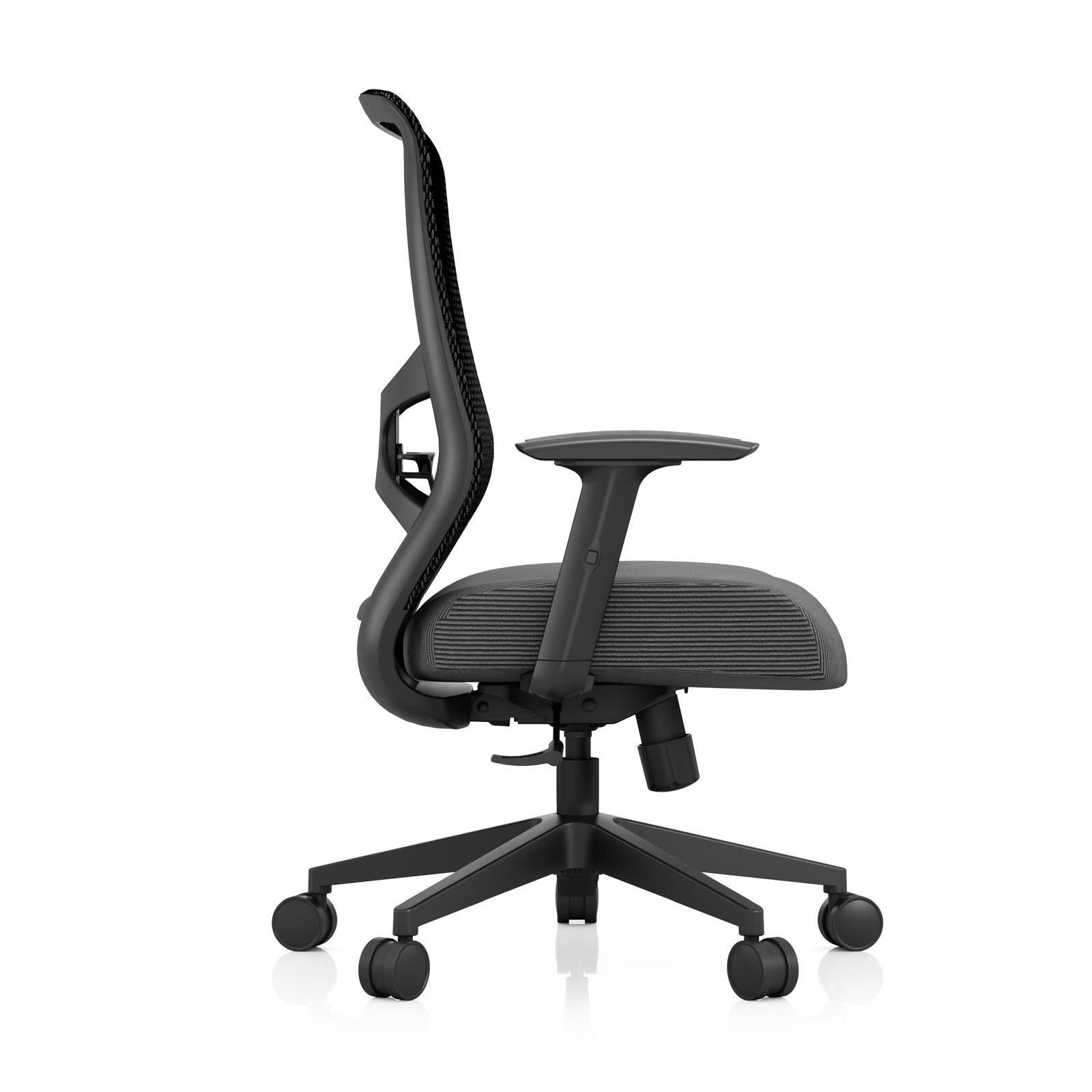 TEMPUR ProTask Mesh / Fabric Swivel Executive Office Chair (Black)