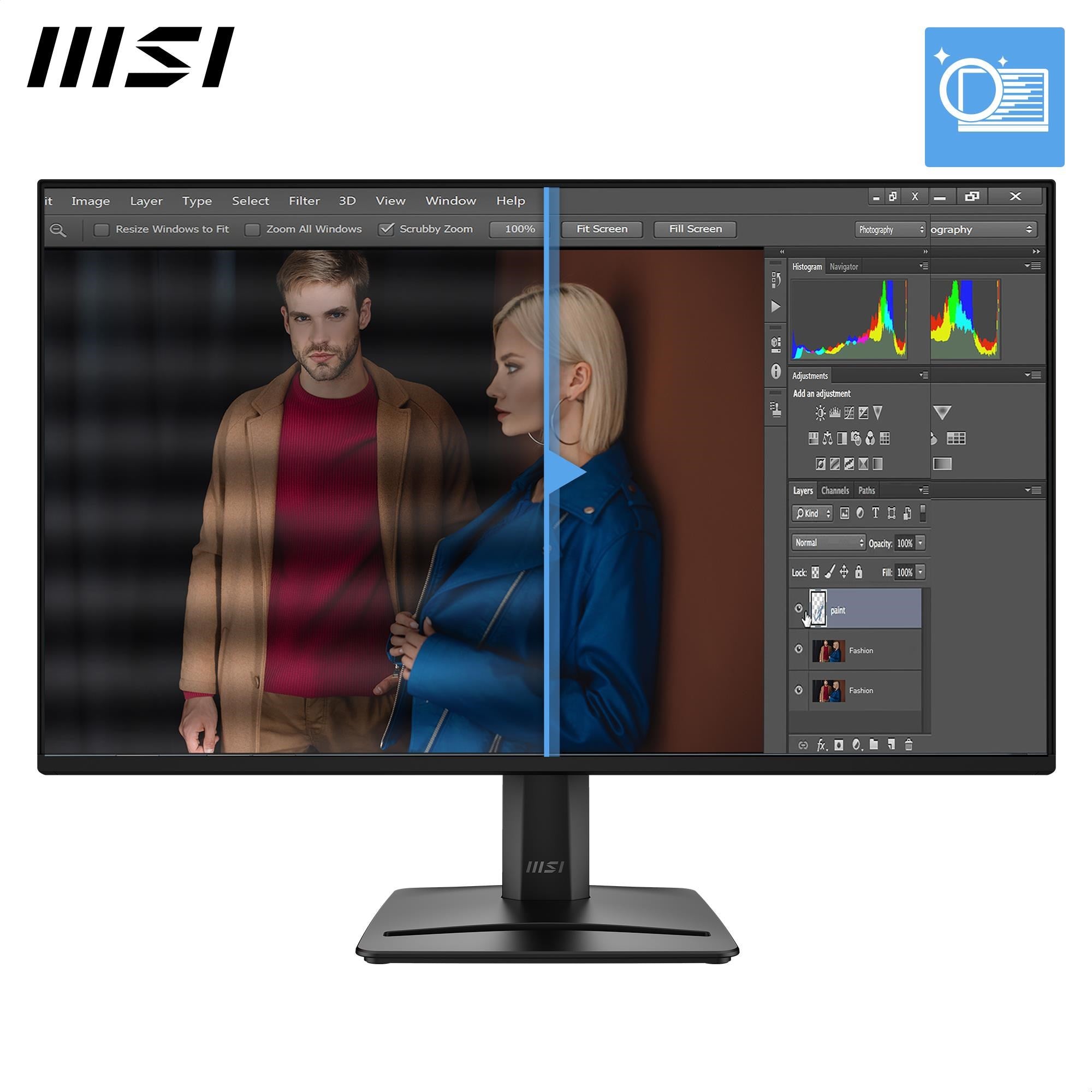 MSI Pro MP275 E14L 27' FHD 144Hz Business Monitor