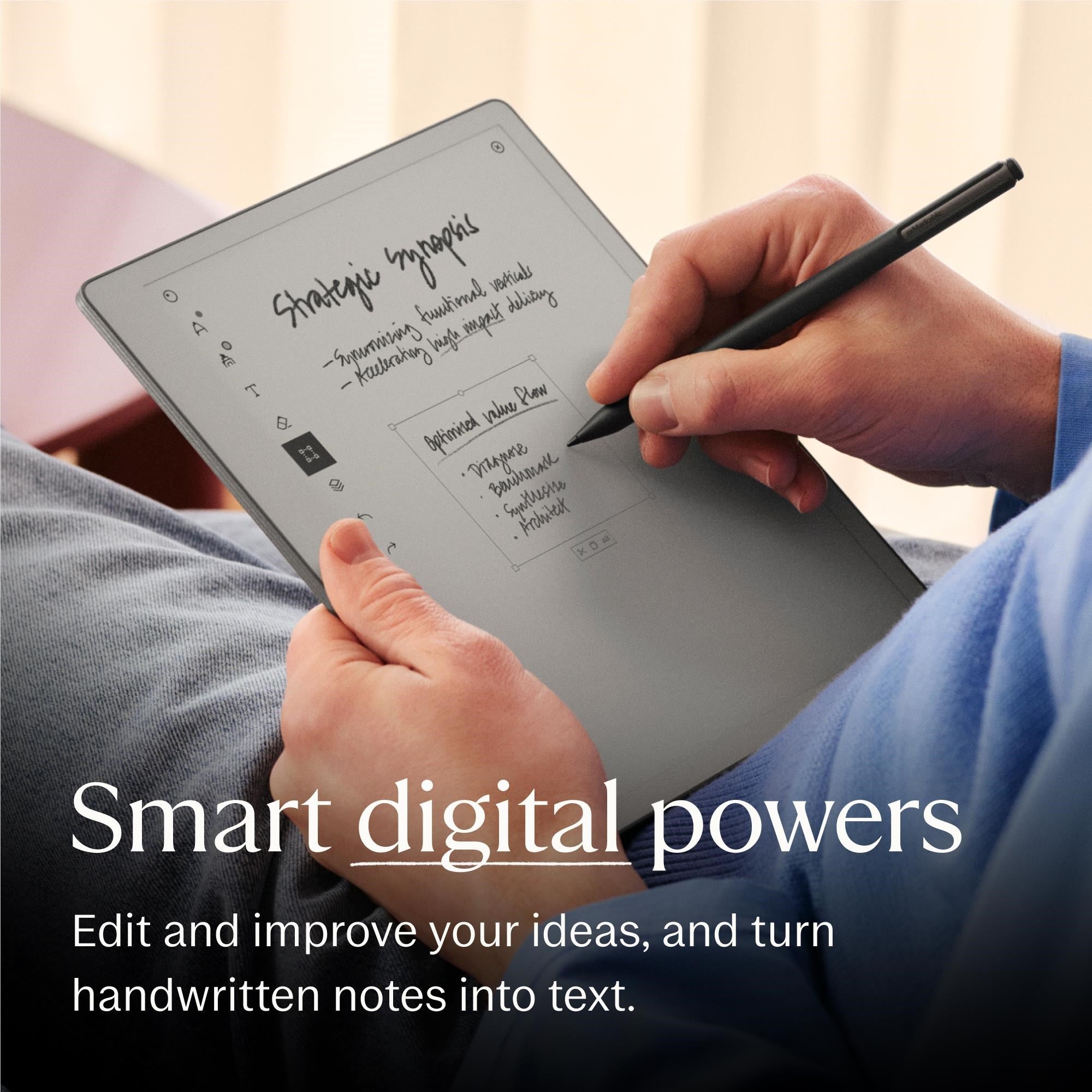 reMarkable Paper Pure with Marker Plus and Sleeve Folio Polymerweave (Ocean Blue)