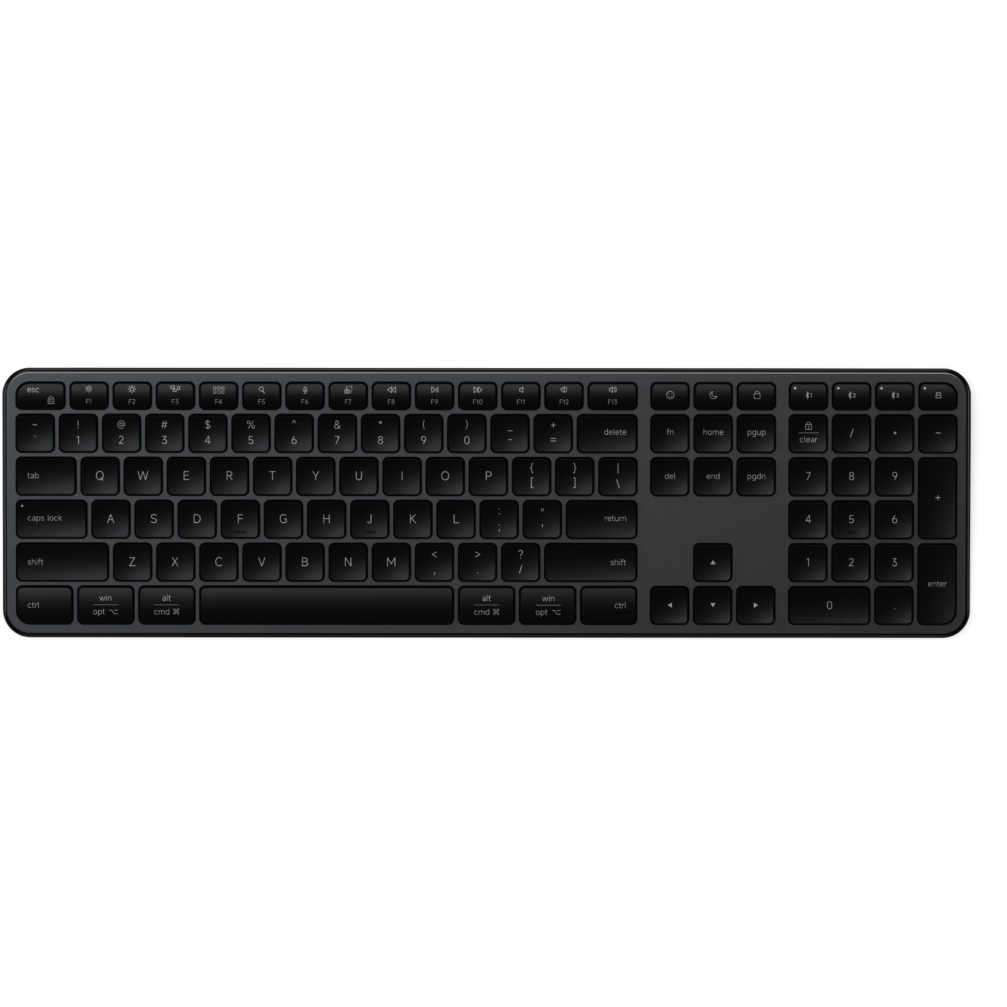 Satechi Slim EX3 Wireless Keyboard (Space Black)