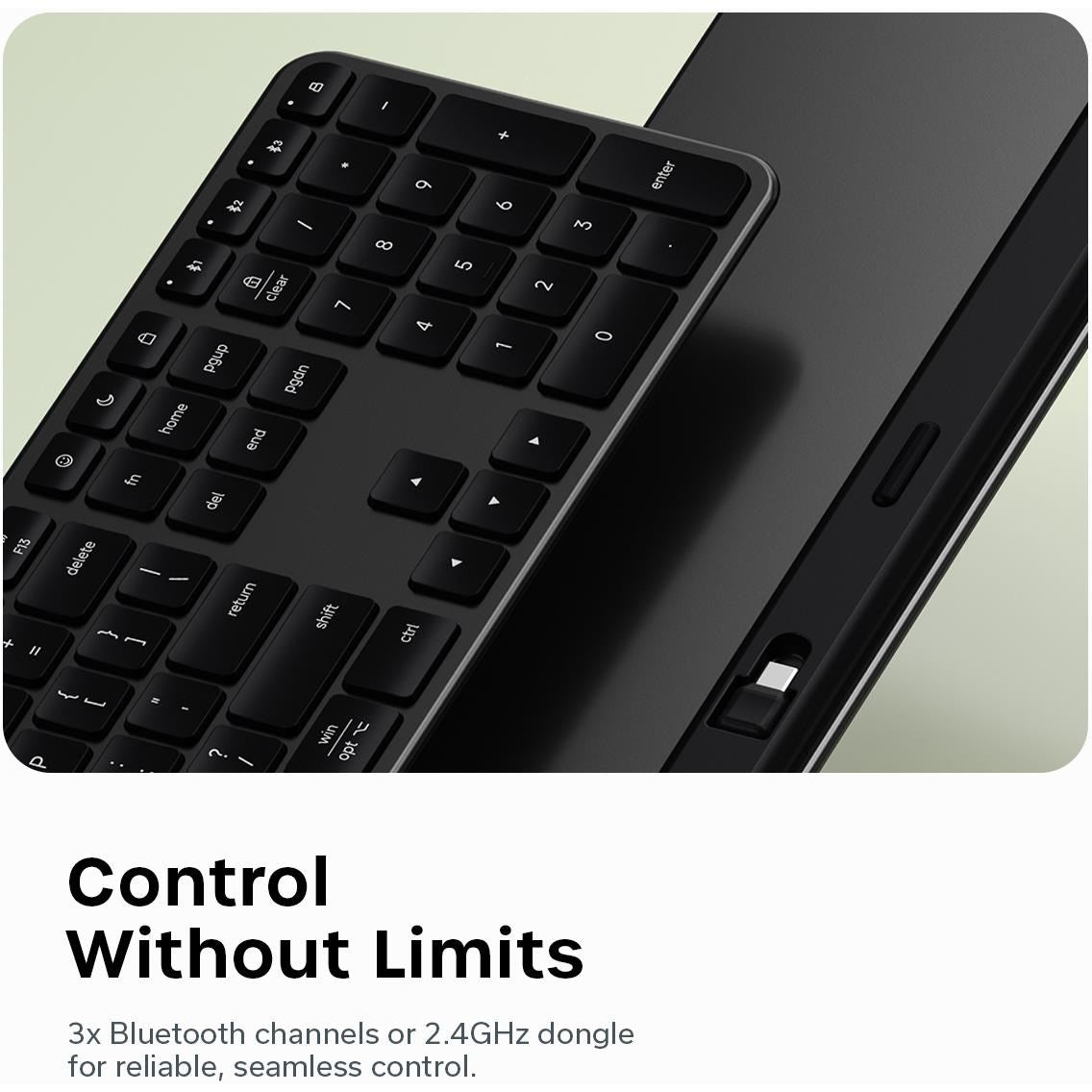 Satechi Slim EX3 Wireless Keyboard (Space Black)