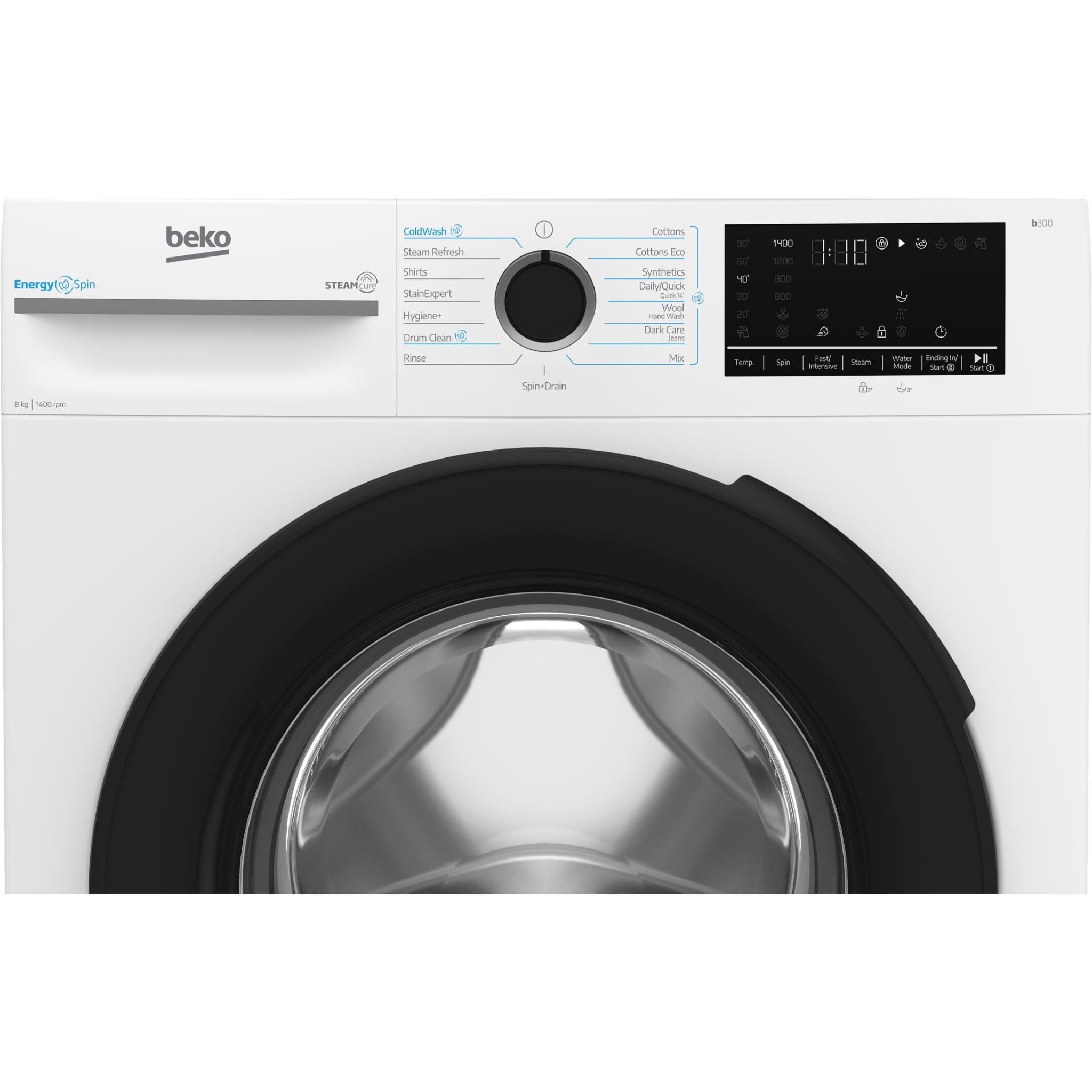 Beko BFLB8010W 8kg Front Load Washer with Steam