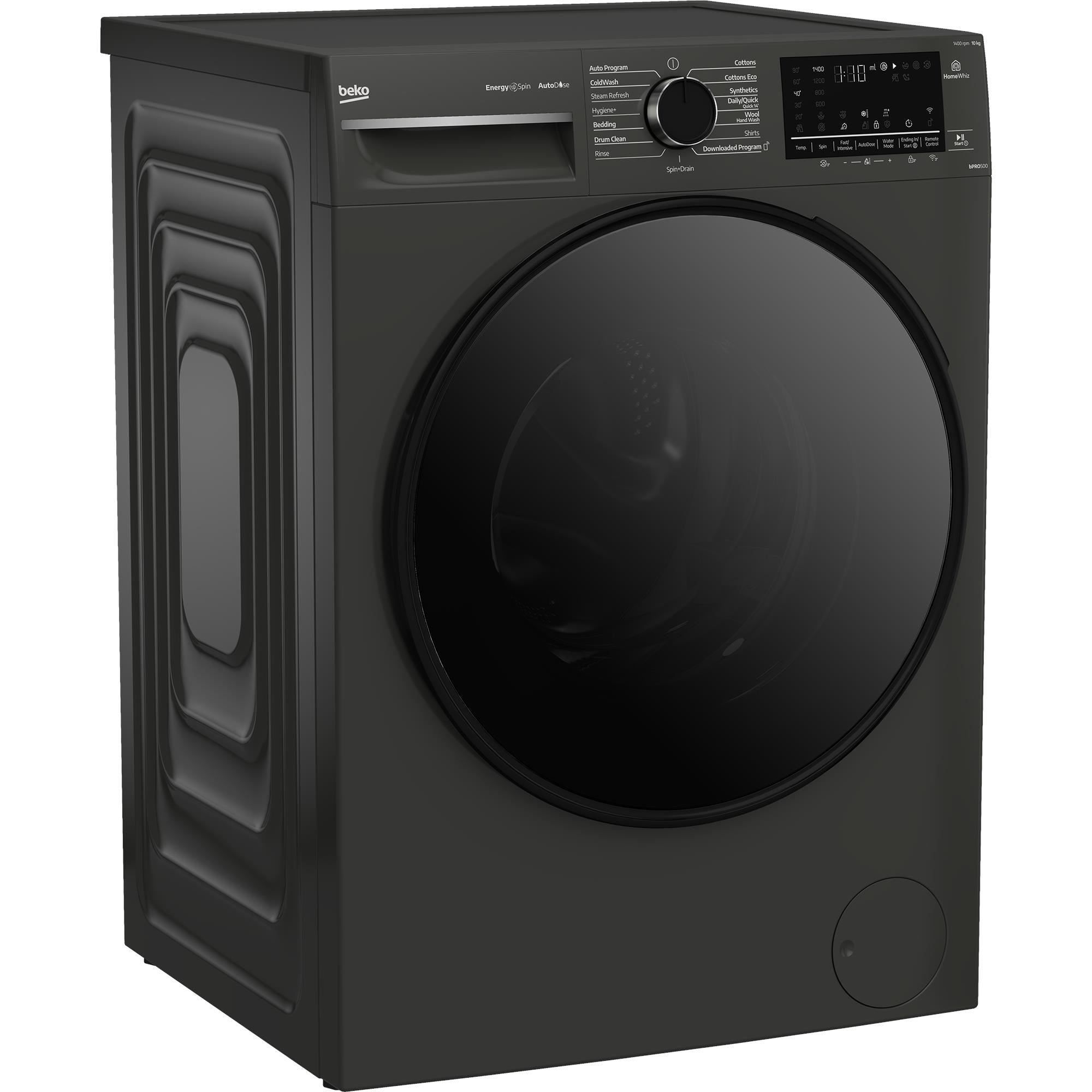 Beko BFLB103ADG 10kg Front Load Washing Machine with AutoDose and Steam