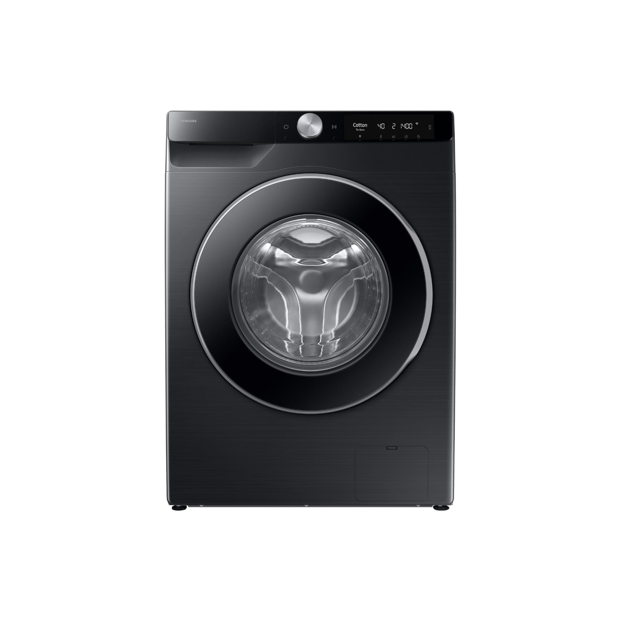 Samsung WW90DG6U3ALB 9kg Smart Super Speed Front Load Washer (Black)