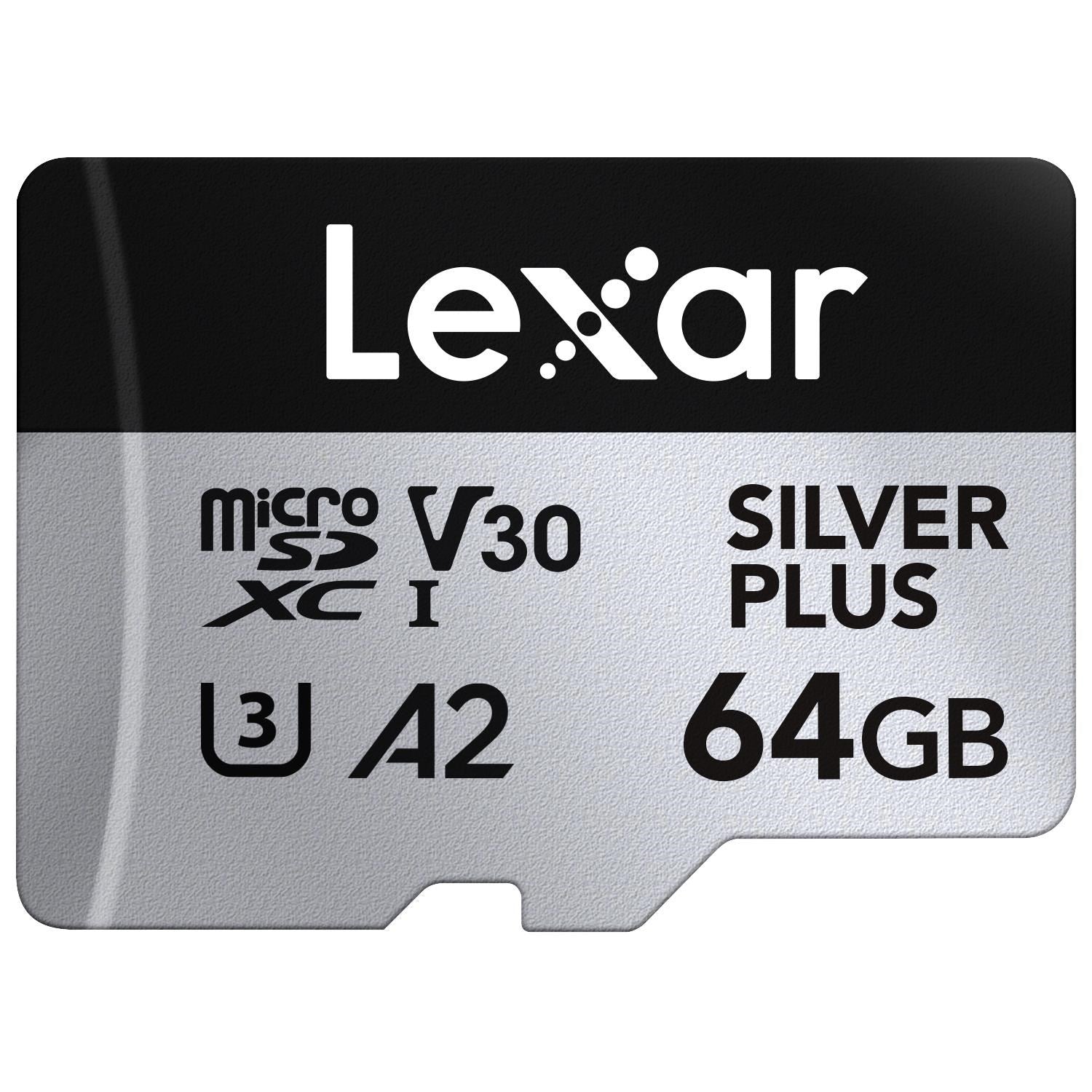 Lexar Silver Plus 64GB Micro SD