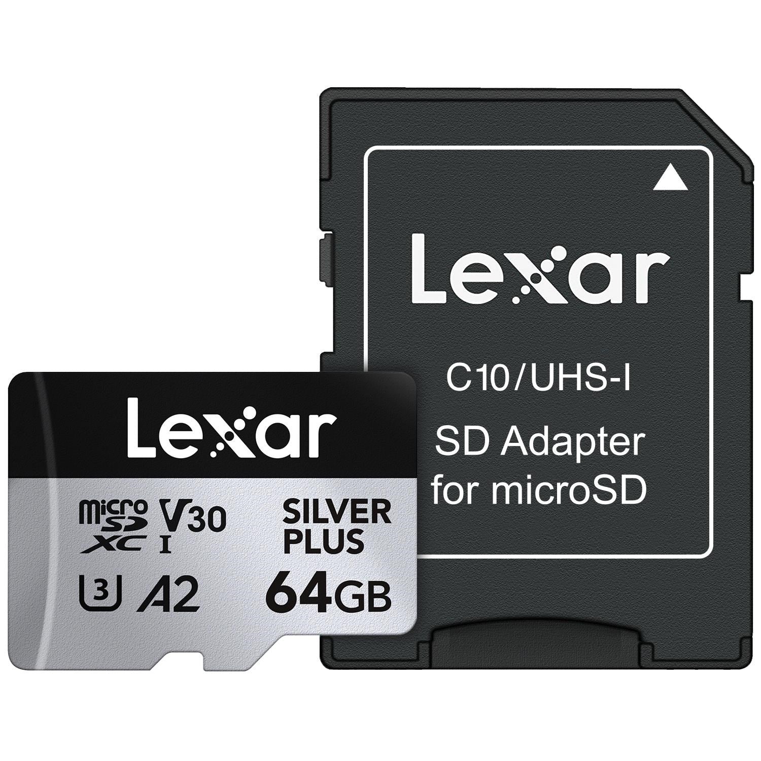 Lexar Silver Plus 64GB Micro SD