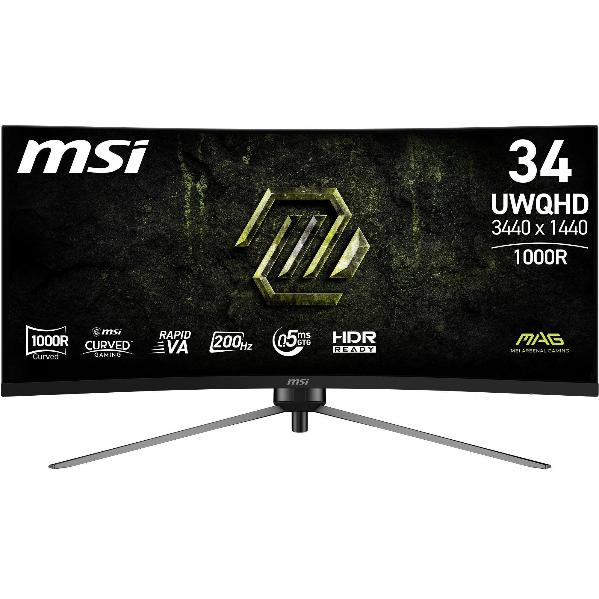 MSI MAG 345CQRF E20 34' UWQHD 200Hz Curved Gaming Monitor