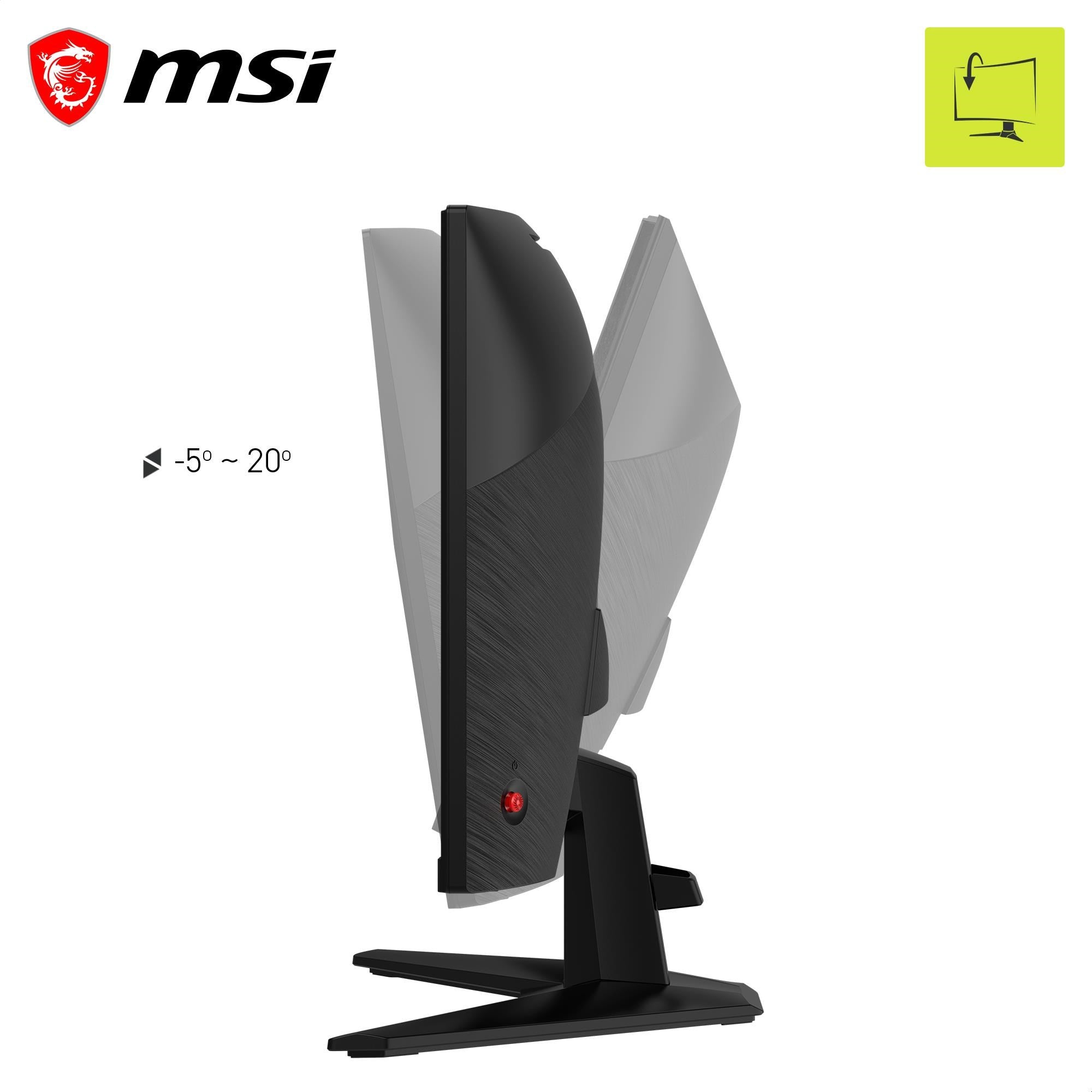 MSI MAG 245C 24' Full HD 240Hz Rapid VA Curved Gaming Monitor