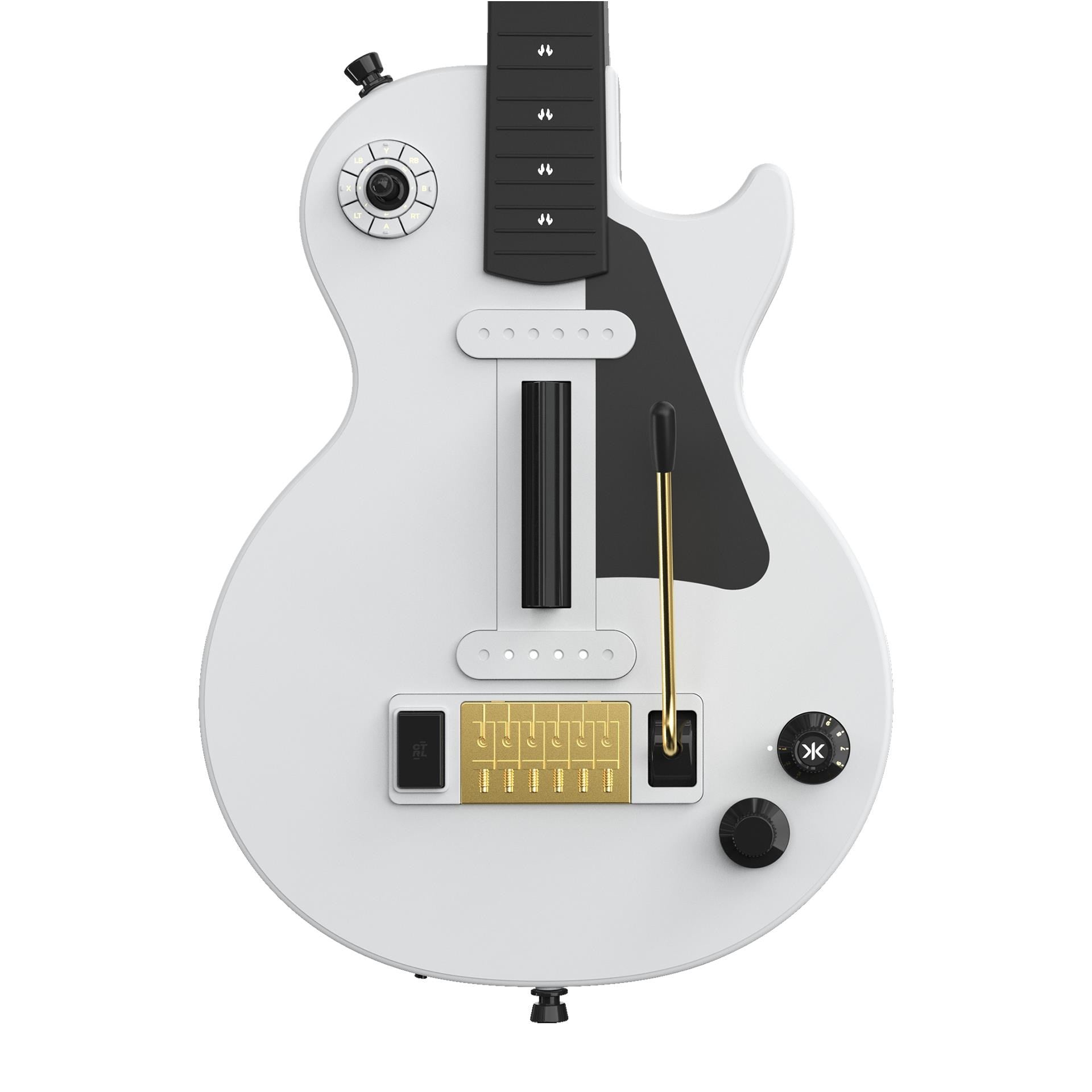 CRKD Gibson® Les Paul White Pro Edition Guitar Controller - OG Neck