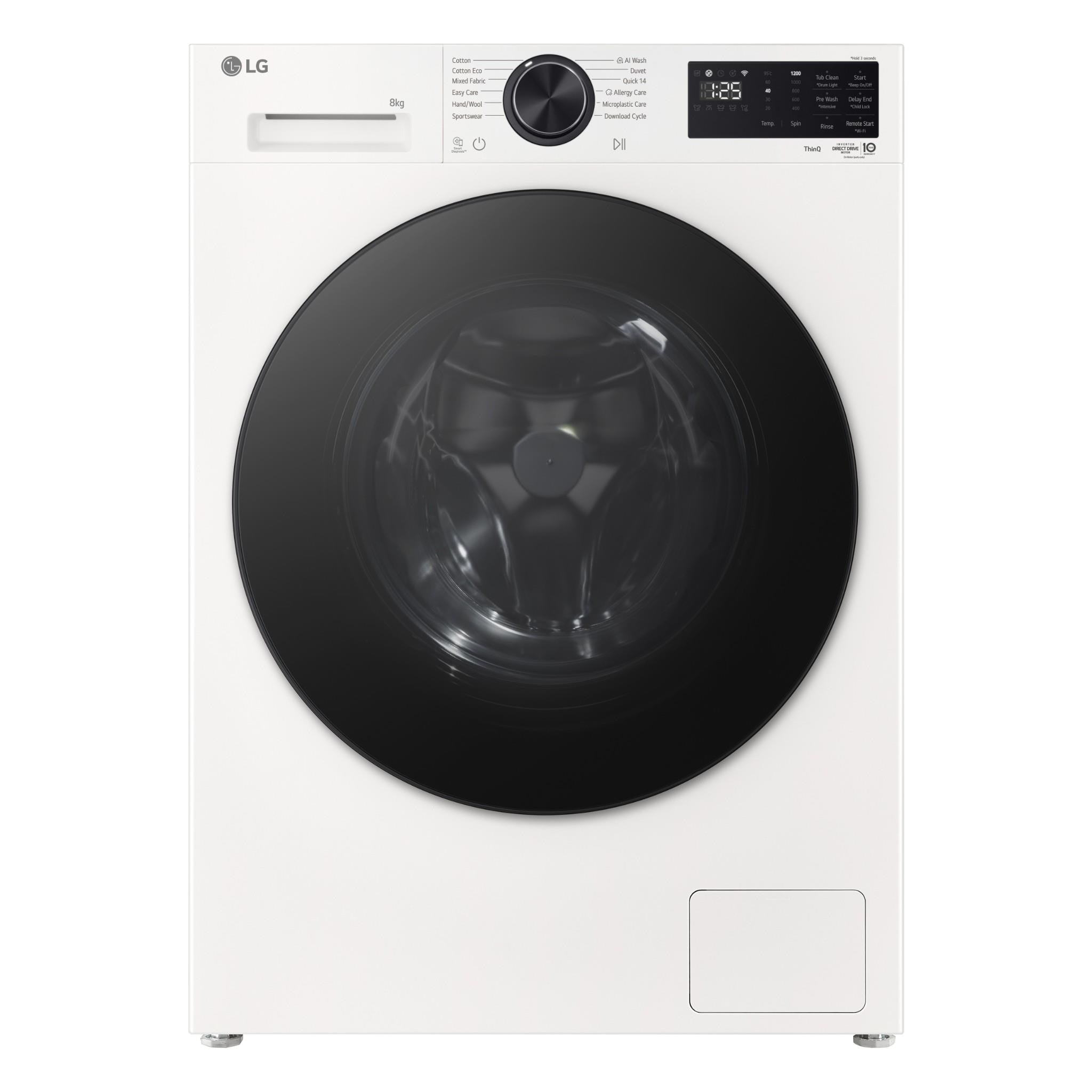 LG WX3-1208W Series 3 8kg AI Front Load Washer