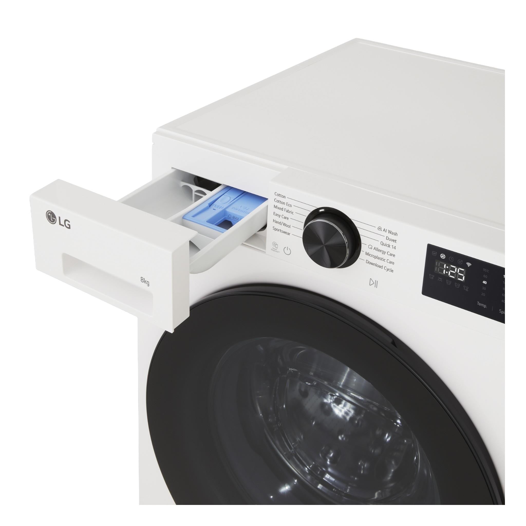 LG WX3-1208W Series 3 8kg AI Front Load Washer