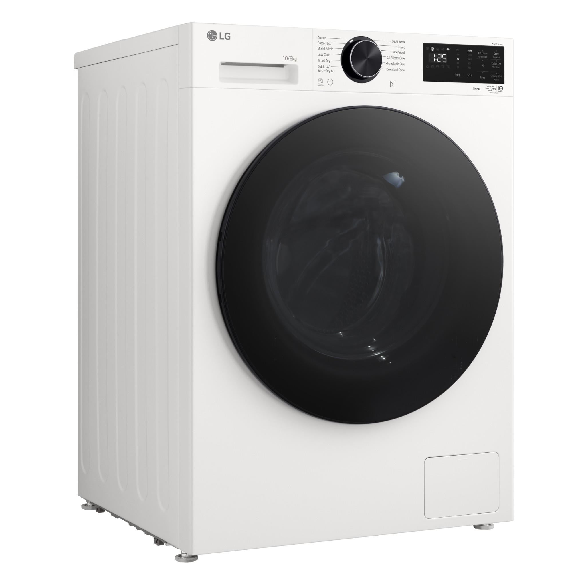 LG WXC3-1410W Series 3 10kg/6kg Front Load Washer Dryer Combo
