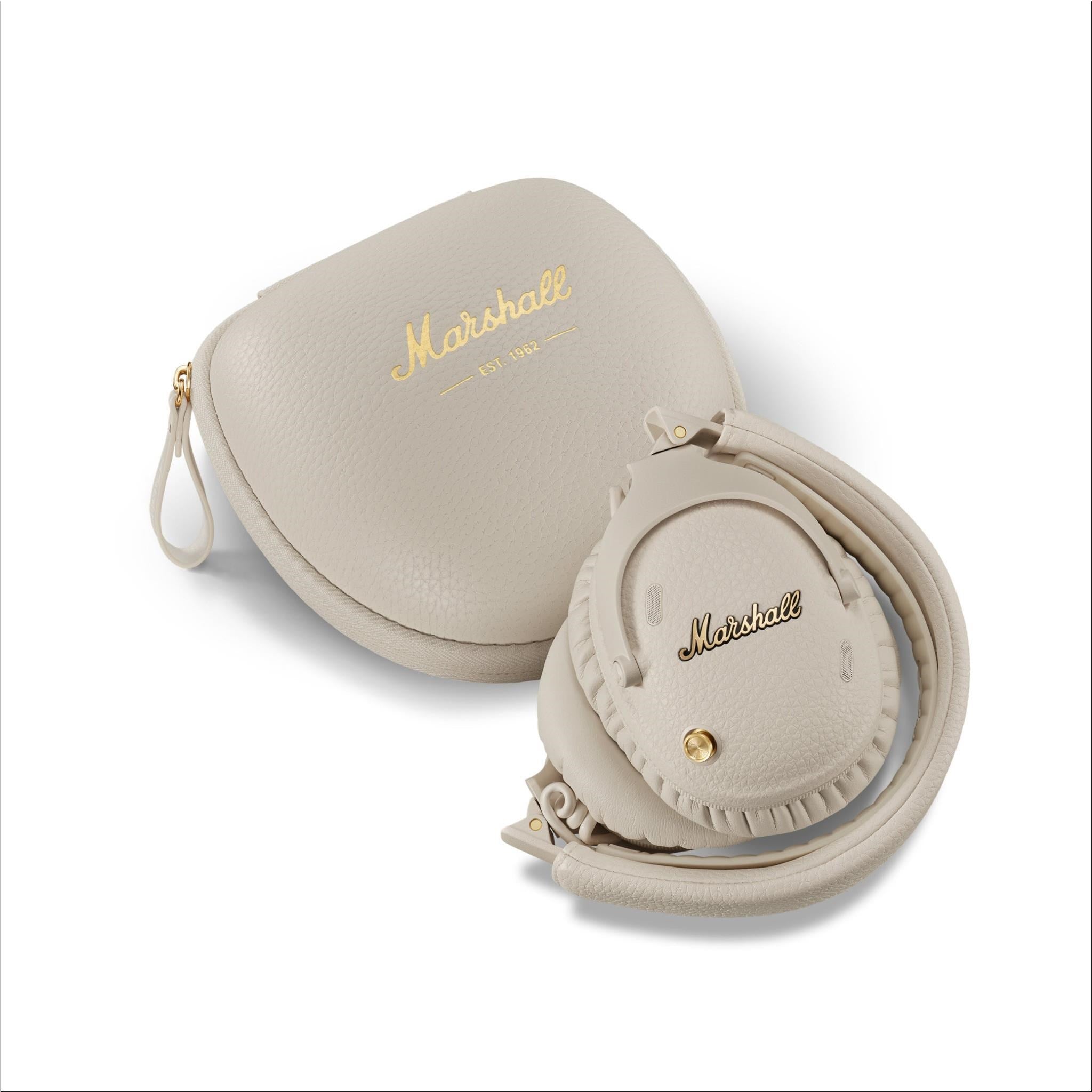 Marshall Monitor III A.N.C. Wireless Over-Ear Headphones (Cream)