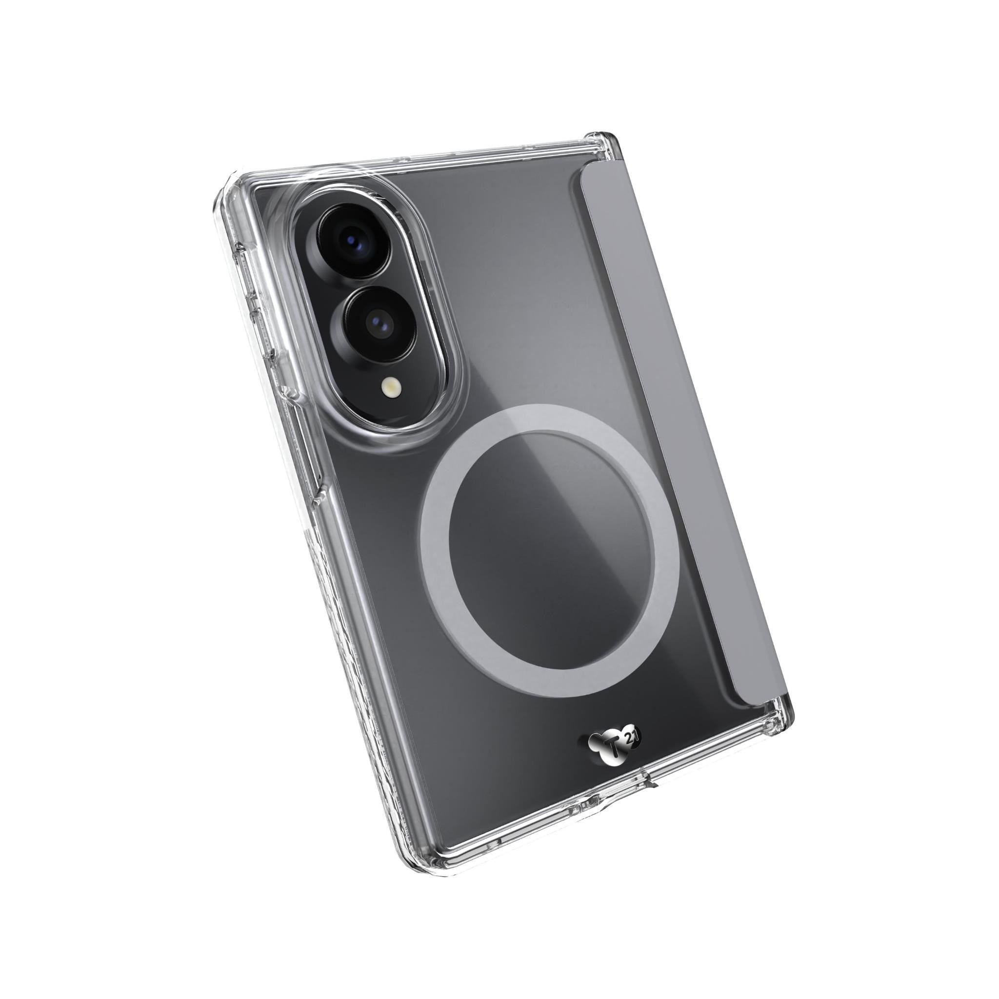 Tech21 EvoClear Case with Magnet for Galaxy Z Fold8 (Clear)
