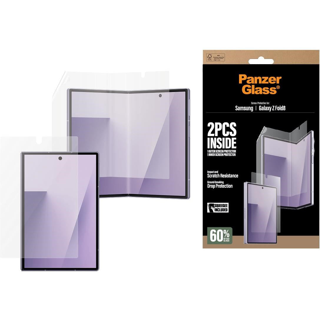 PanzerGlass Glass Subscreen & TPU Film Protector for Galaxy Z Fold8