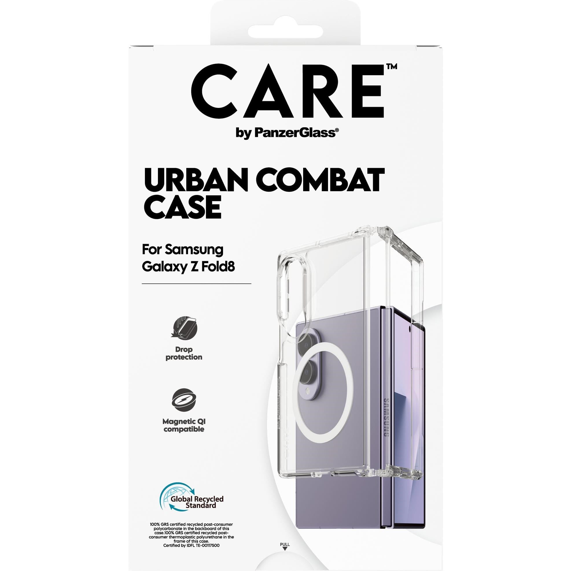 CARE by PanzerGlass Urban Combat Case for Galaxy Z Fold8 (Clear)