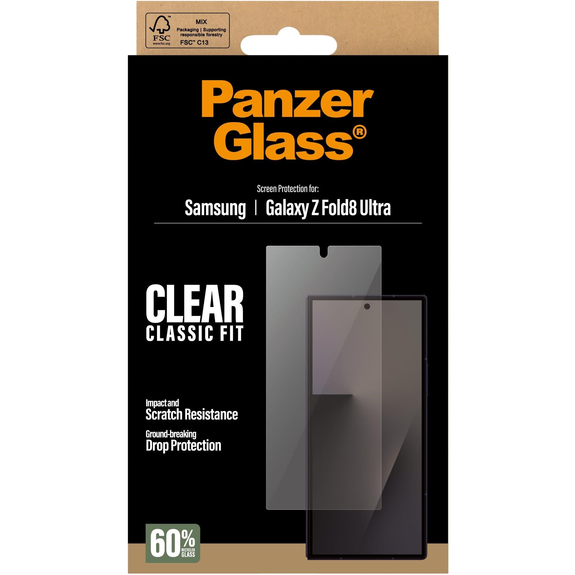 PanzerGlass Glass External Protector for Galaxy Z Fold8 Ultra