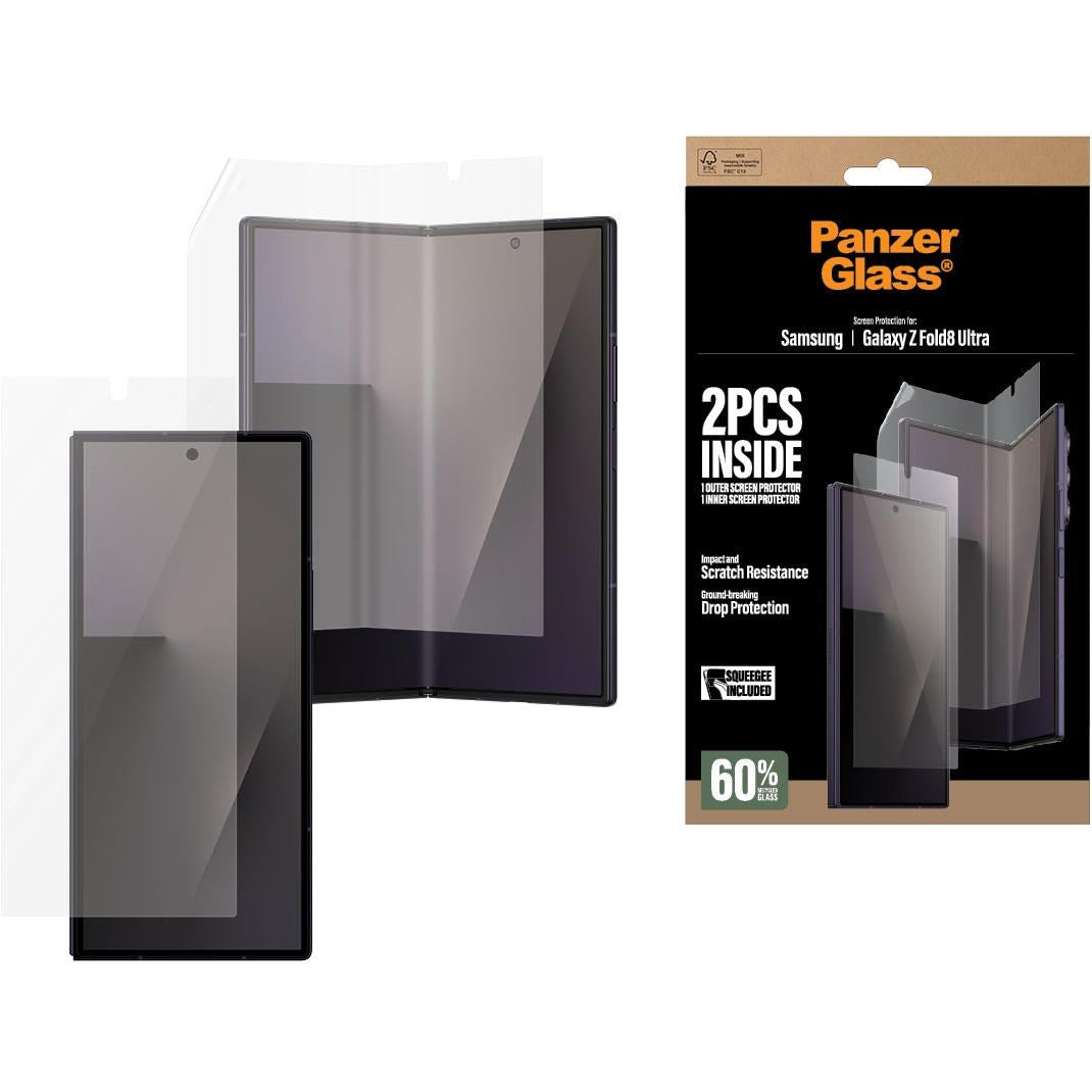 PanzerGlass Glass Subscreen & TPU Film Protector for Galaxy Z Fold8 Ultra