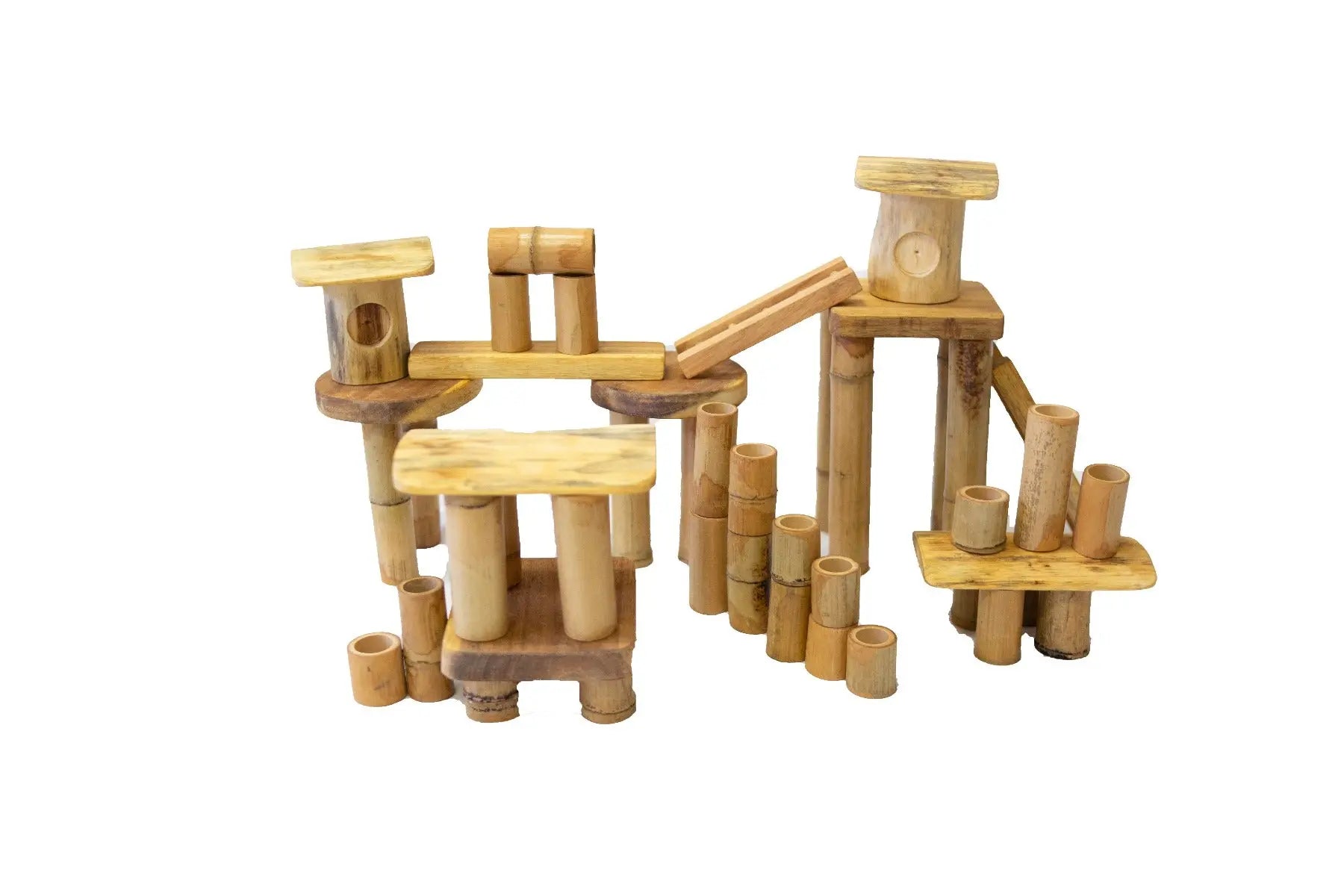 Bamboo building set 50 pcs Wholesale Hub