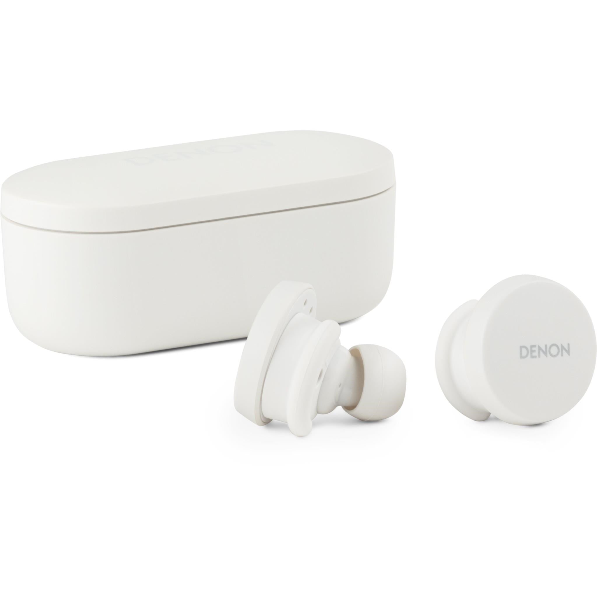 Denon PerL True Wireless ANC In-Ear Headphones (White)