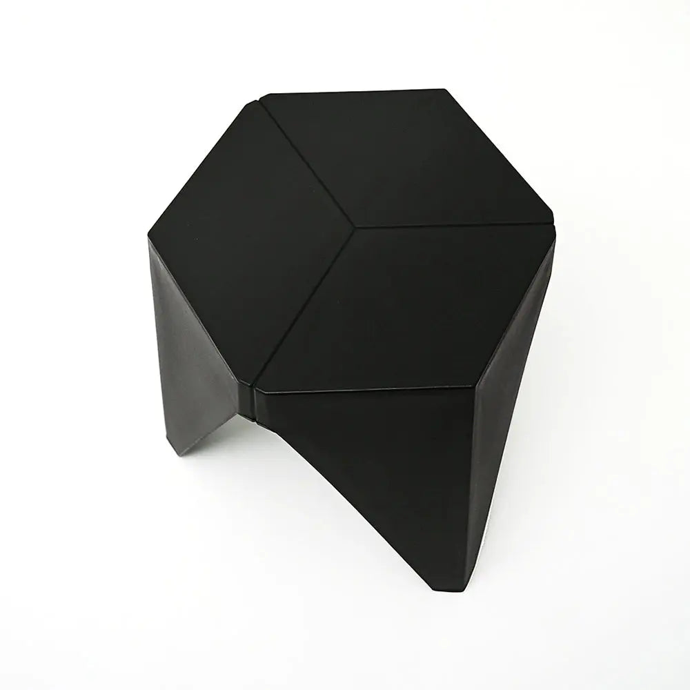 Artiss 2x Bar Stools Puzzle Plastic Foot Stool Black Wholesale Hub