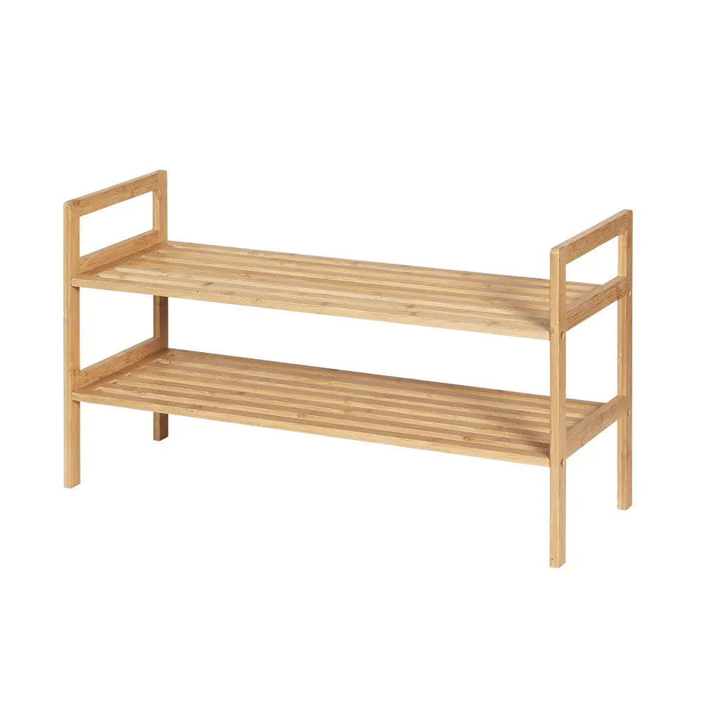 Artiss Shoe Rack Cabinet Bamboo Storage Organiser Pine Wholesale Hub