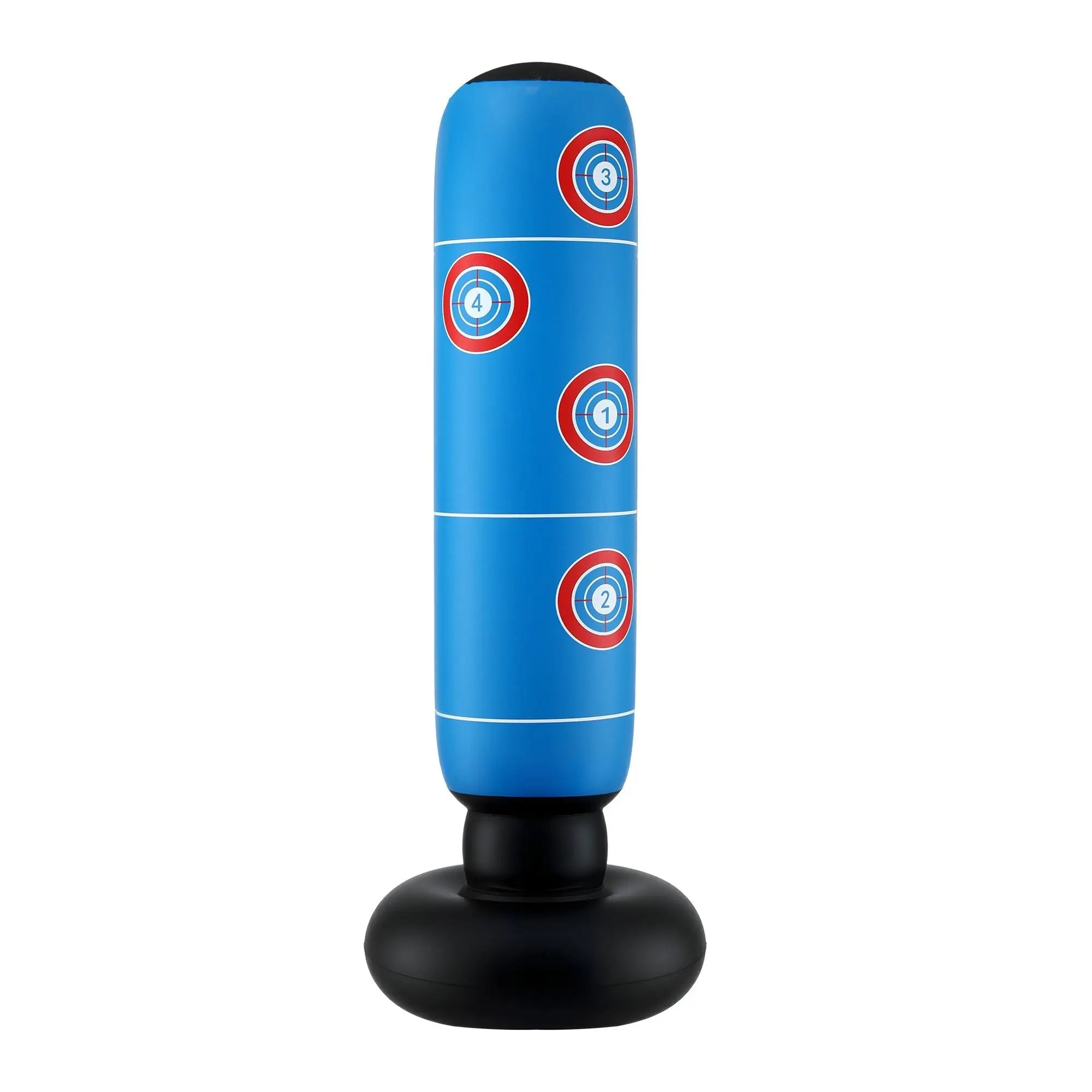 Everfit Freestanding Punching Bag Boxing Stand Inflatable Fitness 164cm Blue Wholesale Hub