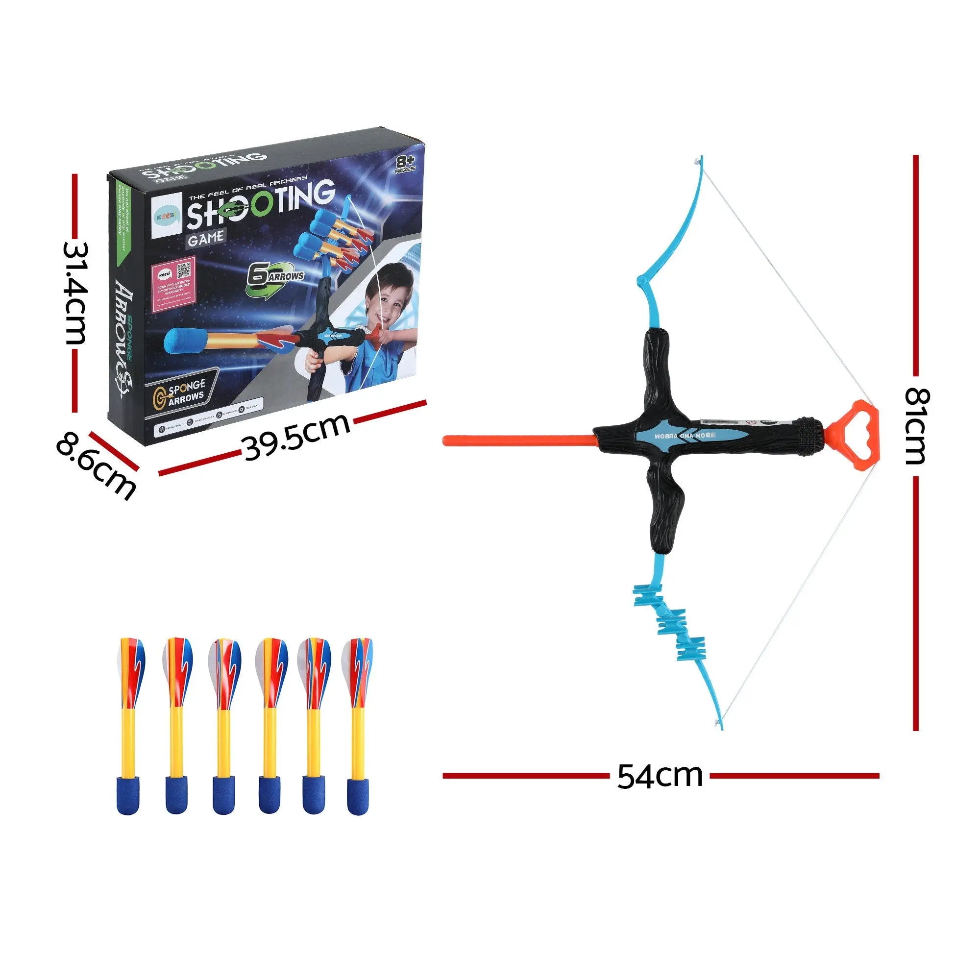 Keezi Kids Bow and Arrow Set Outdoor Sport Game Archery Toys 6 Arrows Children Gifts Wholesale Hub