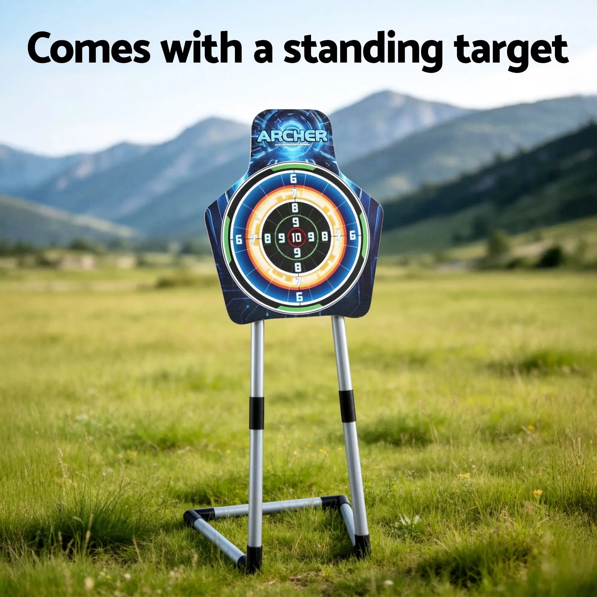 Keezi Kids Bow and Arrow Set Toy Archery Standing Target Suction Cup Arrows Goggles Wholesale Hub