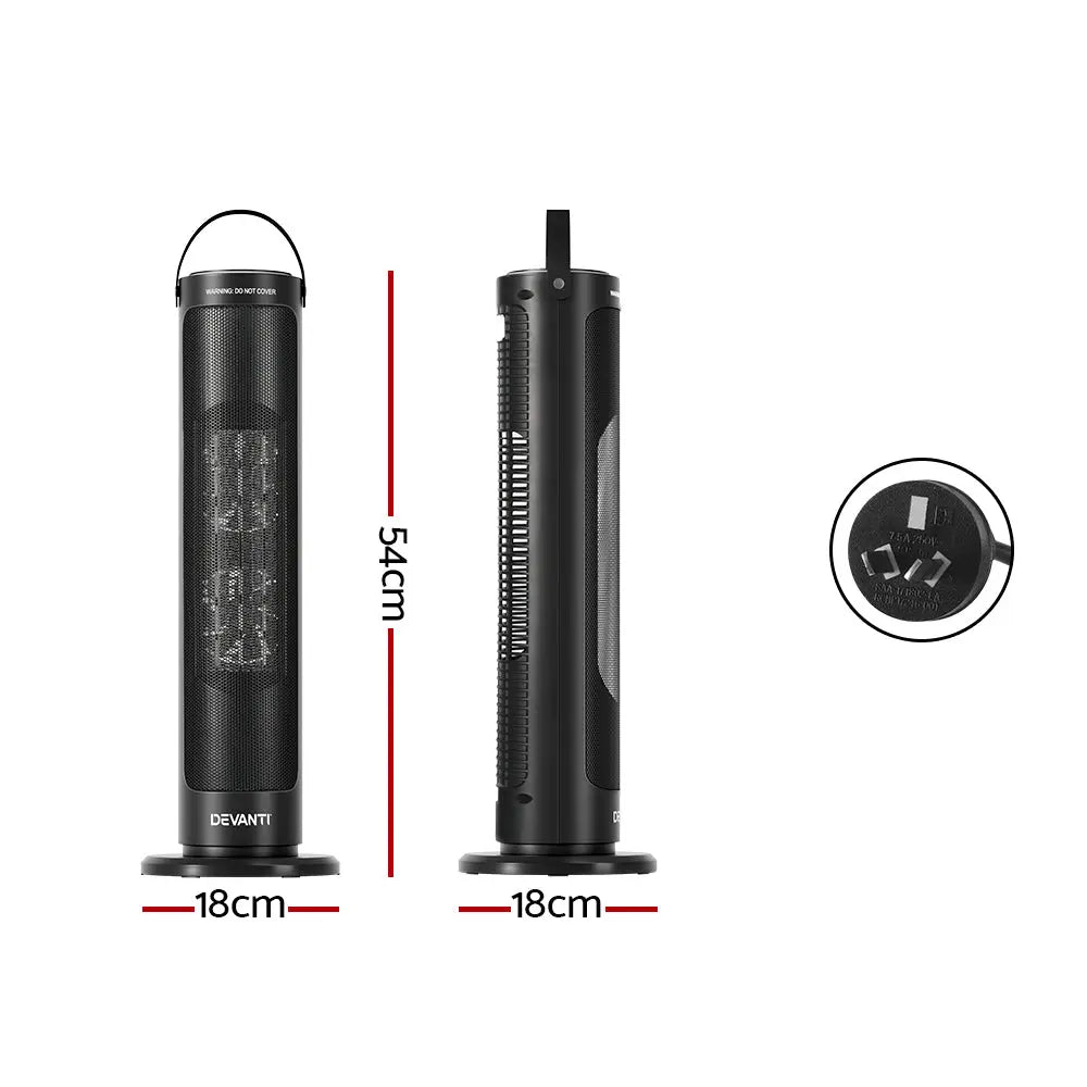 Devanti Ceramic Tower Heater 2000W Wholesale Hub