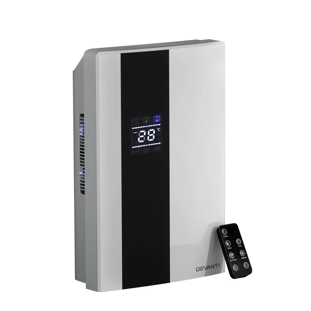 Devanti Dehumidifier 2L Air Purifier White Wholesale Hub