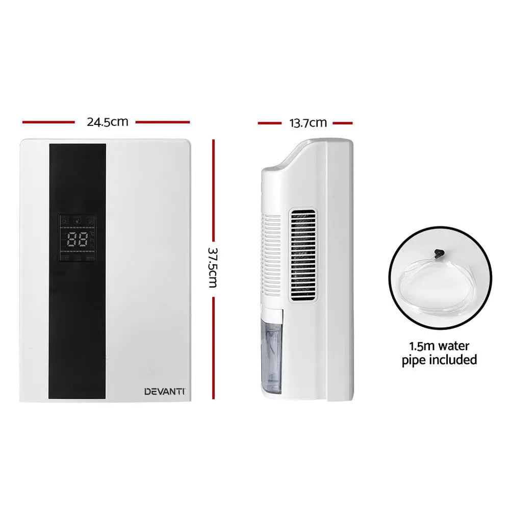 Devanti Dehumidifier 2L Air Purifier White Wholesale Hub