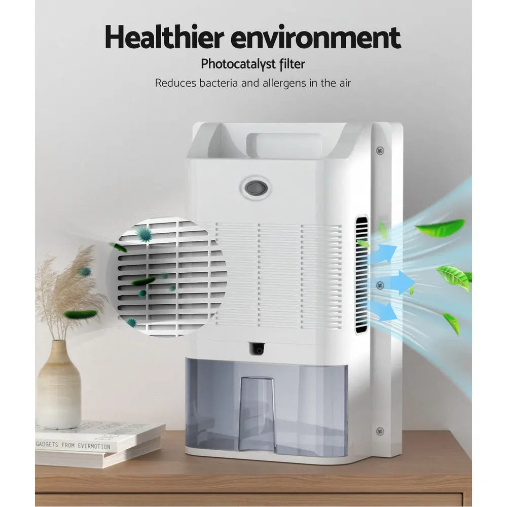 Devanti Dehumidifier 2L Air Purifier White Wholesale Hub