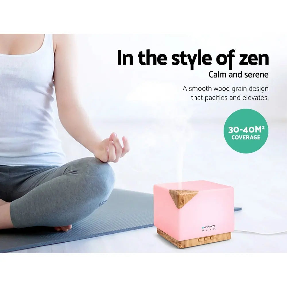 Devanti Aroma Diffuser Aromatherapy Humidifier 600ml Wholesale Hub