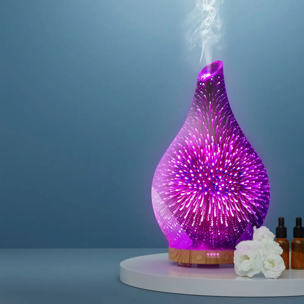 Devanti Aroma Diffuser Aromatherapy Humidifier 3D 100ml Wholesale Hub