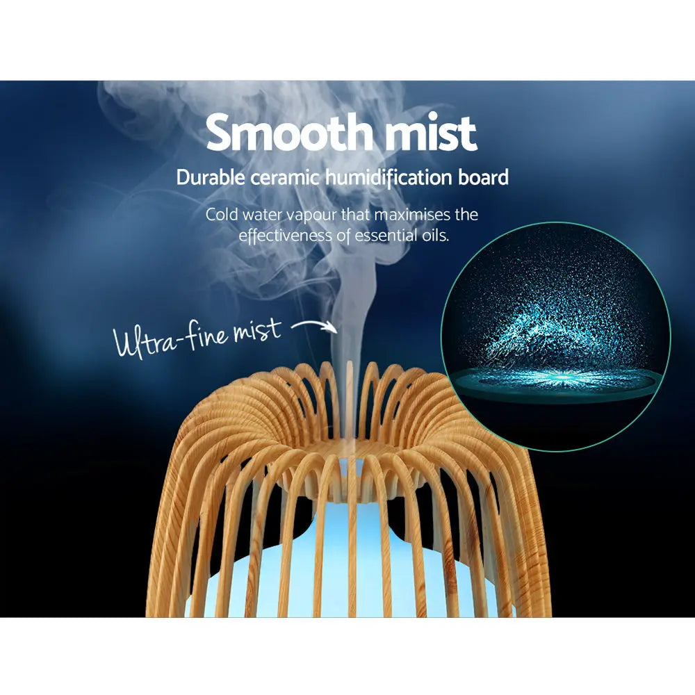 Devanti Aroma Diffuser Aromatherapy Remote 500ml Wholesale Hub