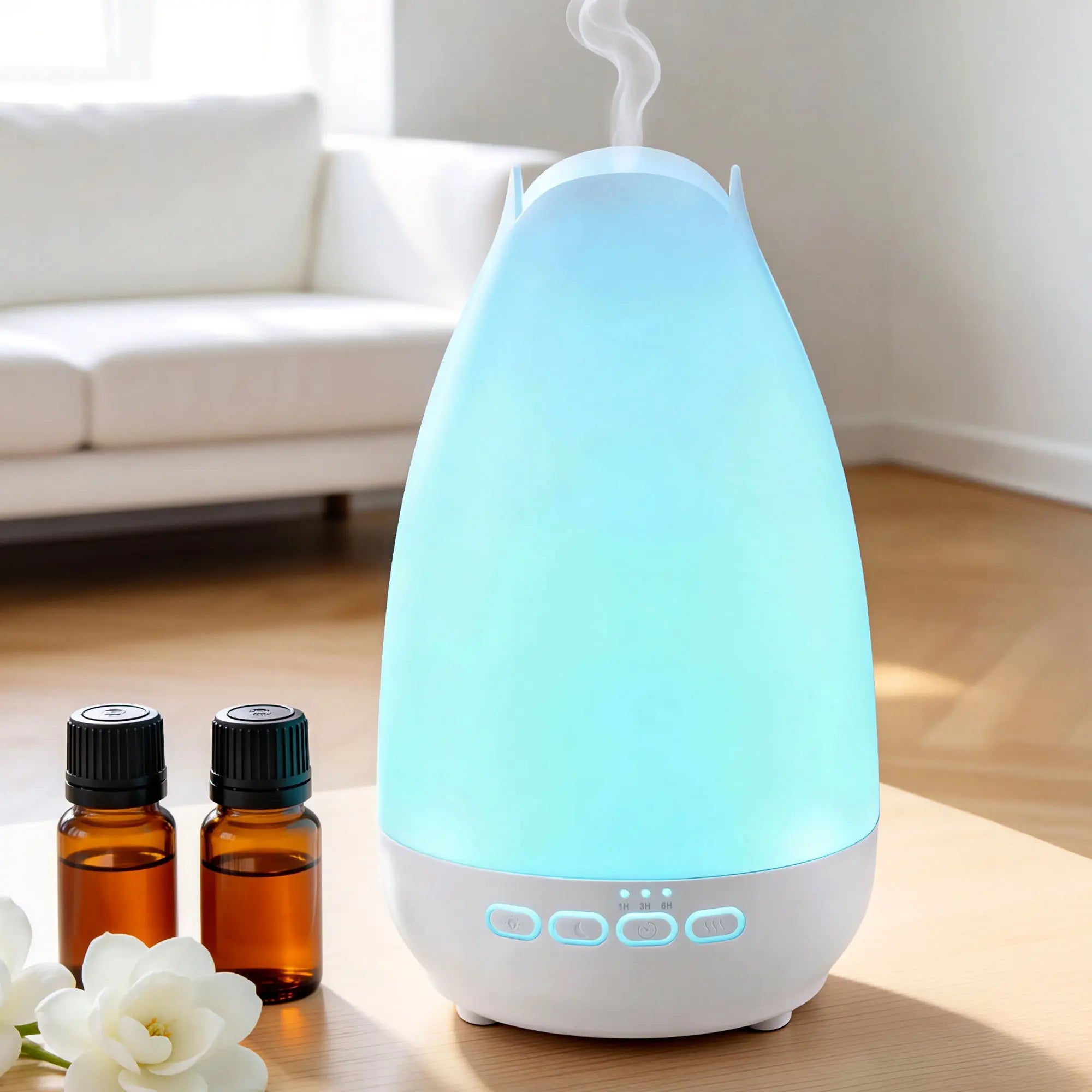 Devanti Ultrasonic Essential Oil Aroma Diffuser Aromatherapy Cool Mist Humidifier w/ LED Light 300ml Wholesale Hub