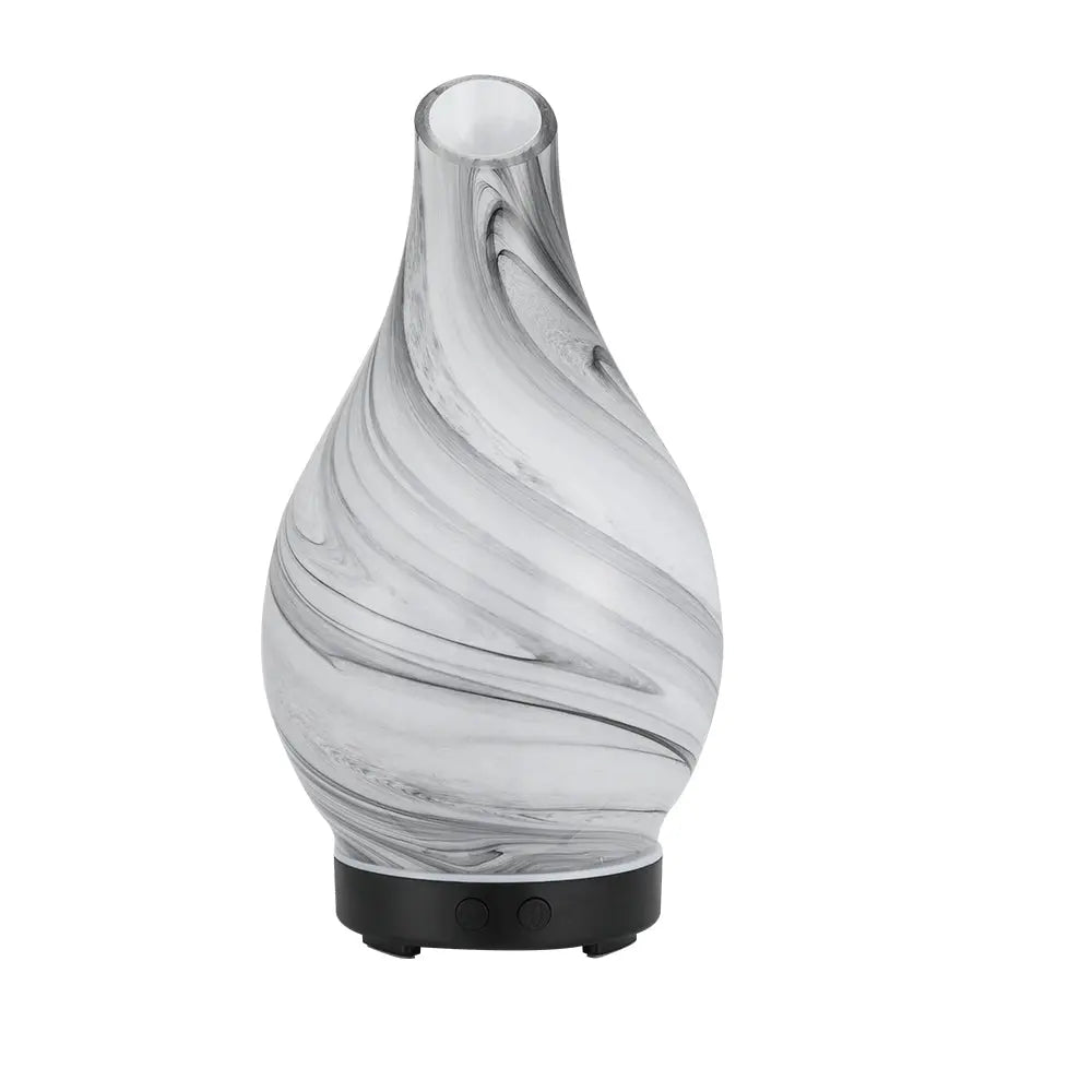 Devanti Aromatherapy Aroma Diffuser Essential Oil Humidifier LED Glass Marble Wholesale Hub