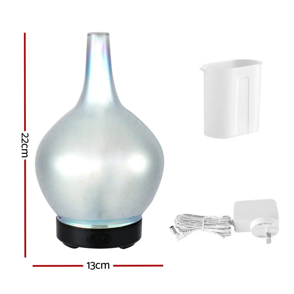 Devanti Ultrasonic Aroma Aromatherapy Diffuser 3D Light Oil Firework Humidifier Wholesale Hub