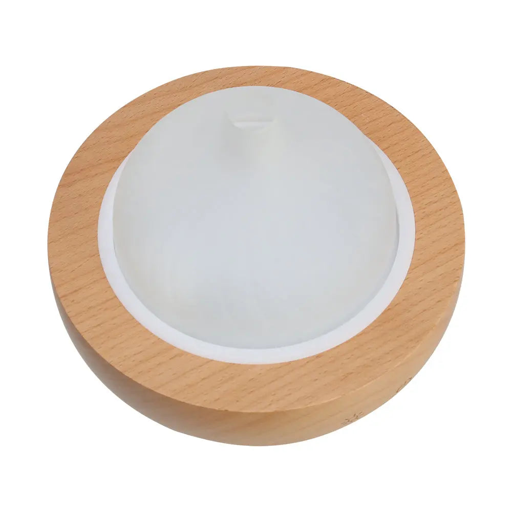 Devanti Aroma Aromatherapy Diffuser LED Oil Ultrasonic Air Humidifier Glass Wood Wholesale Hub