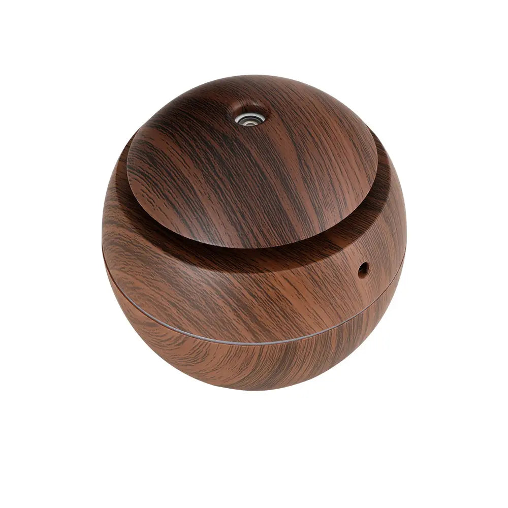 Devanti Aroma Diffuser Aromatherapy Dark Wood 130ml Wholesale Hub