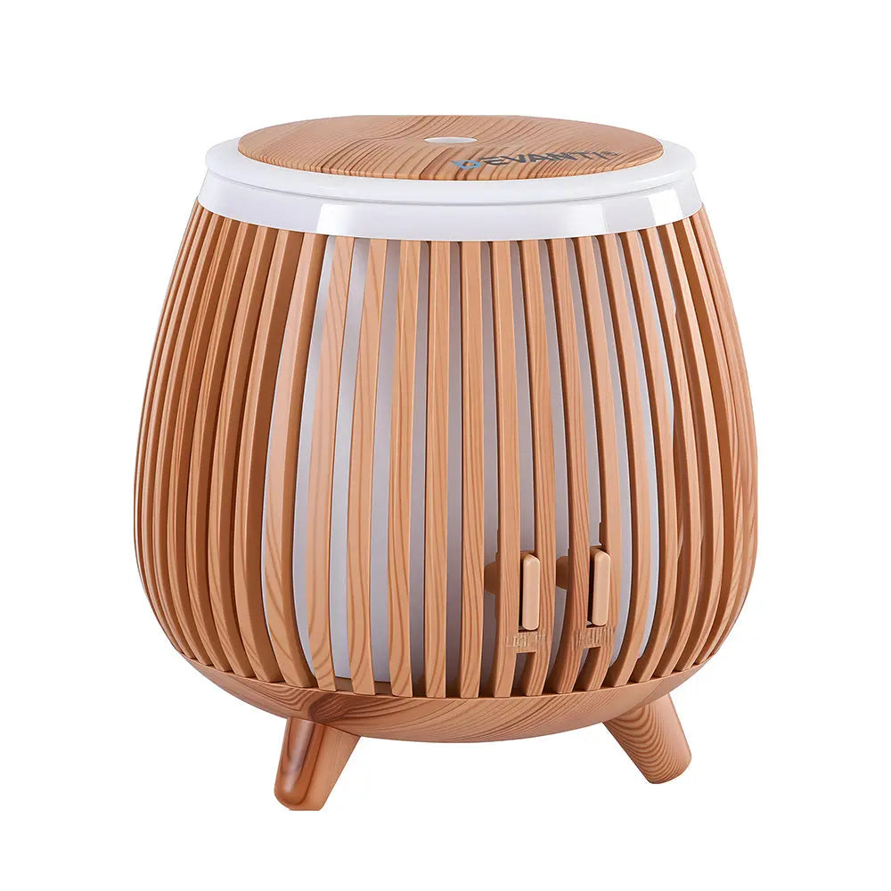 Devanti Ultrasonic Aroma Diffuser Aromatherapy 140ml LED Lights Iron Humidifier Forest Deep Wood Wholesale Hub