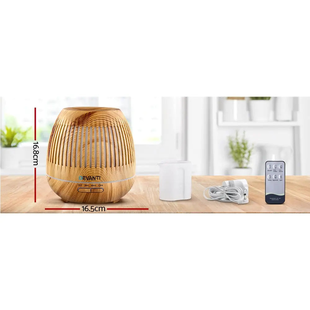 Devanti Aroma Diffuser Aromatherapy Humidifier 400ml Wholesale Hub