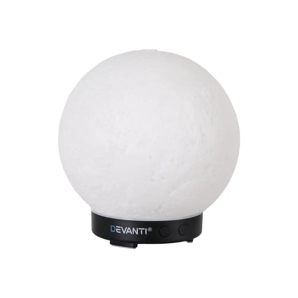Devanti Ultrasonic Aroma Diffuser Aromatherapy Moon Lamp 100ml Wholesale Hub