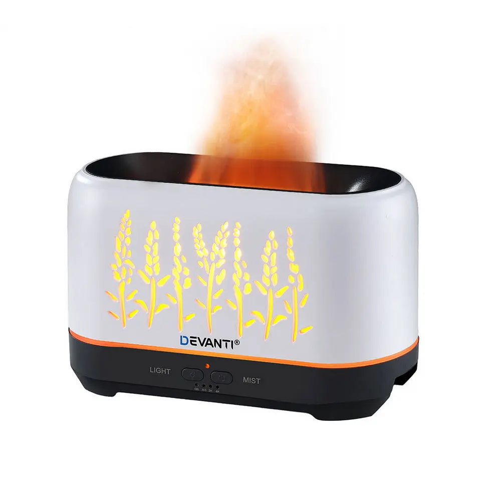 Devanti Aroma Diffuser Aromatherapy Flame 200ml Wholesale Hub