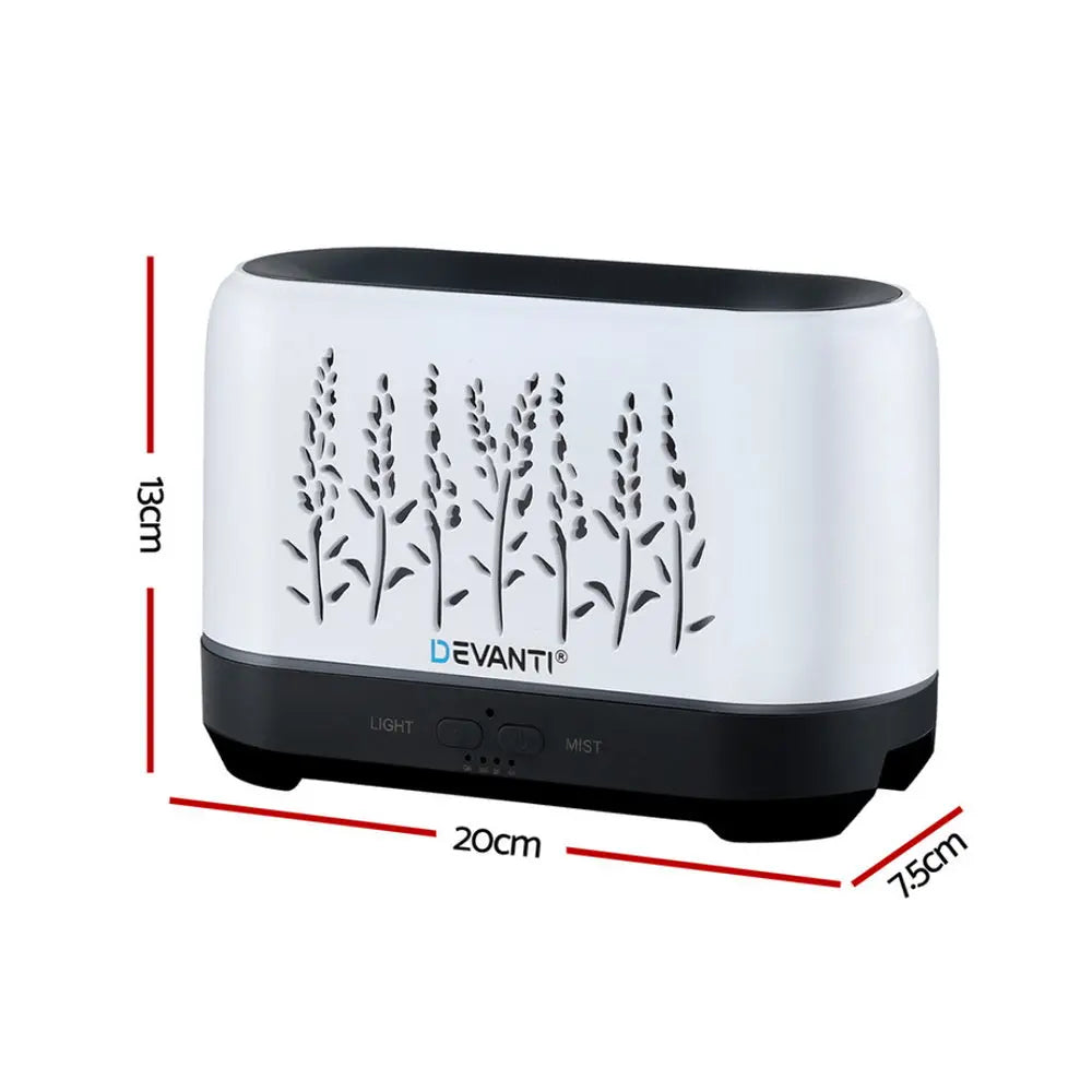 Devanti Aroma Diffuser Aromatherapy Flame 200ml Wholesale Hub
