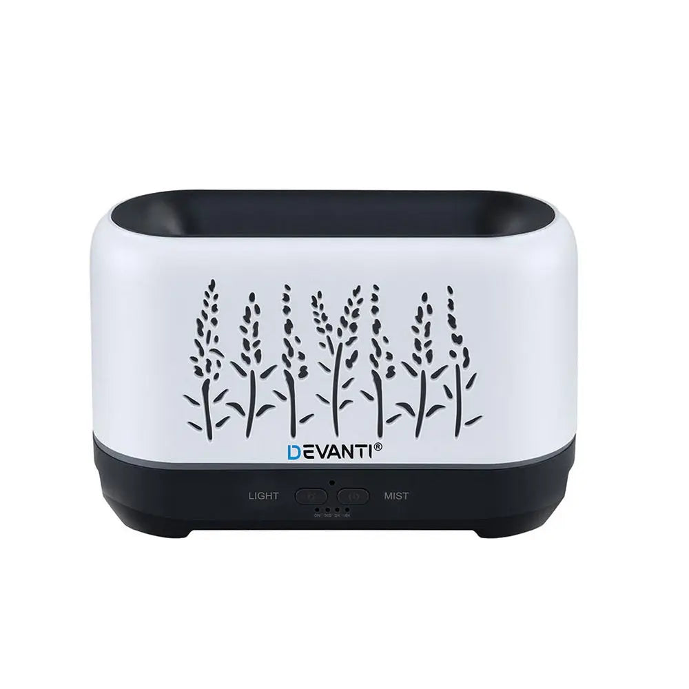 Devanti Aroma Diffuser Aromatherapy Flame 200ml Wholesale Hub