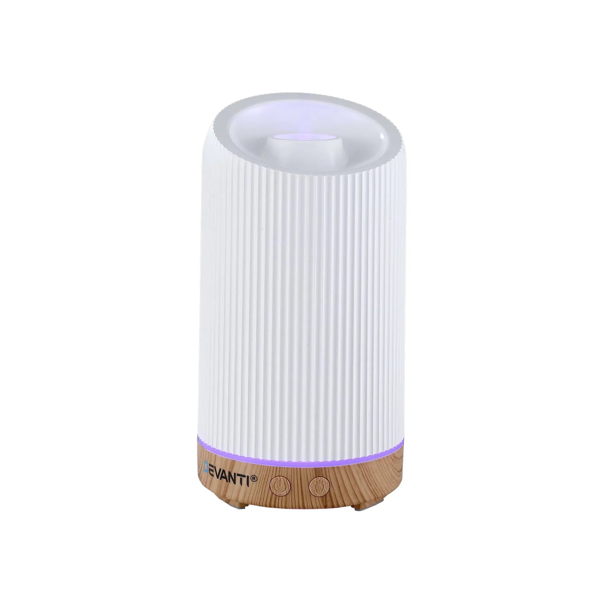 Devanti Ultrasonic Aroma Diffuser Aromatherapy 200ml LED Lights Iron Humidifier Forest Wholesale Hub
