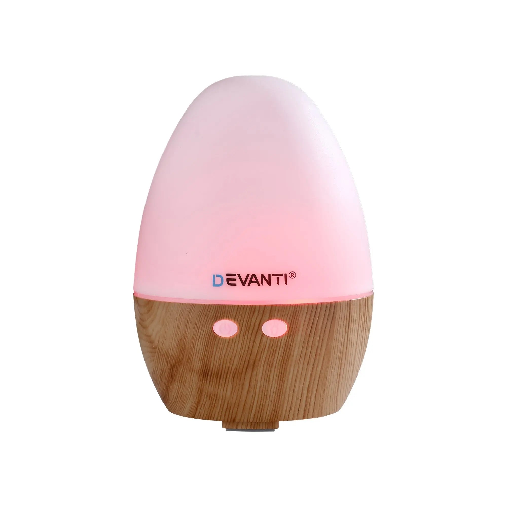 Devanti Ultrasonic Aroma Diffuser Aromatherapy 130ml LED Lights Iron Humidifier Forest Wholesale Hub
