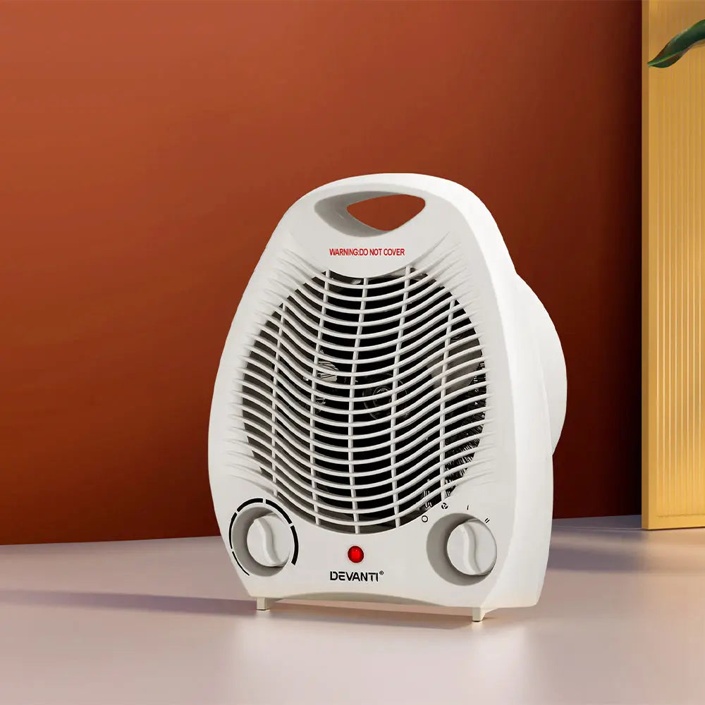 Devanti Electric Fan Heater 2000W Wholesale Hub